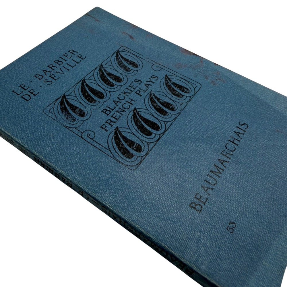 Beaumarchais‎ Le Barbier de Seville Blackie's French Plays Vintage Book Fair